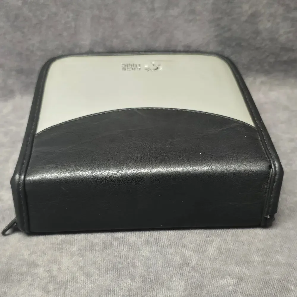 Case Logic Silver & Black CD Carrying Case Holds 24 DVD CD Music Movies